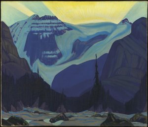 早朝、ロッキー山脈、1926 作： James Edward Hervey Macdonald
