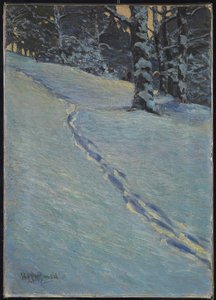 雪の朝、ハイパーク、1912 作： James Edward Hervey Macdonald