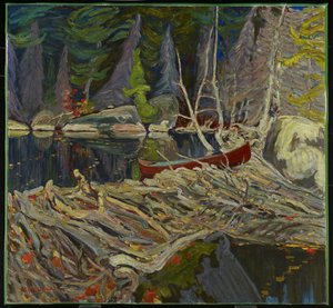 ビーバーダム、1919年 作： James Edward Hervey Macdonald