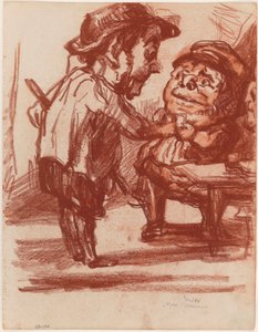 Nach Daumier: Die fröhlichen Jäger 作： ジェームズ・アンソール