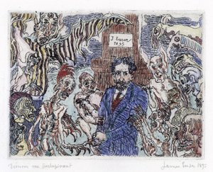  作： James Ensor