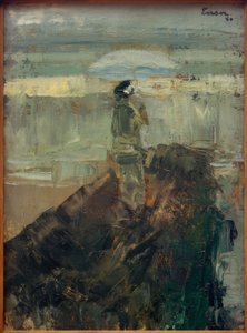 防波堤の女 作： James Sidney Ensor