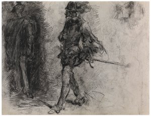 ドン・キホーテ（紙入り） 作： James Ensor