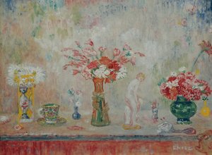 幻想的な静物、c。 1917年。 作： James Ensor