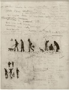 言葉のない物語（冬のハンター 作： James Sidney Ensor