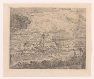 マリアケルケの眺め Grande vue de Mariakerke 作： James Ensor