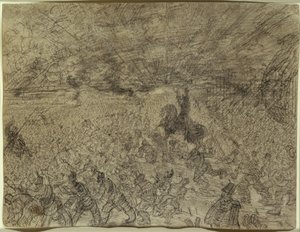 ジョシュアは太陽を止める 作： James Ensor
