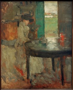 待機中の様子 作： James Sidney Ensor