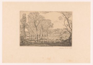 水辺のポプラのある風景 ラ マーレ オ プープリエ 作： James Ensor