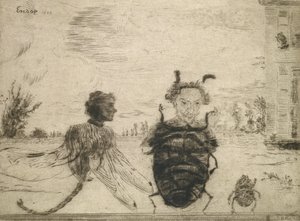 奇妙な昆虫 作： James Ensor