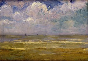 海景（キャンバスに油彩） 作： James Ensor