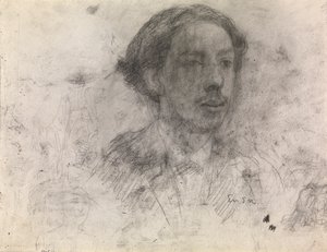 Autorretrato (conte sobre papel) 作： James Ensor