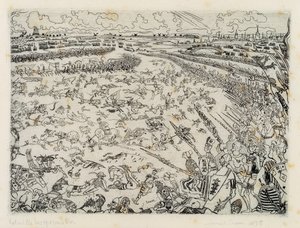 ゴールデン スパーズの戦い 作： James Ensor