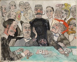 Os jogadores; Os jogadores 作： James Ensor