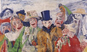 陰謀、1890 作： James Ensor