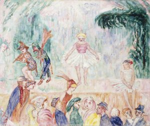 リトルシアター。 プチ シアター - Het kleine Theatre 作： James Ensor