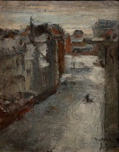 O Van Iseghemlaan sob a neve 作： James Ensor