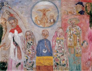The Vile Vivisectors、1930年頃（キャンバスに油彩） 作： James Ensor