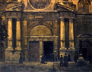 ポータル」1910年頃（油彩・キャンバス）