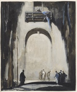 不明なコーナー、1912（ガッシュ）