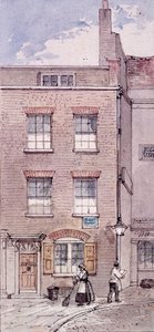 1850年頃のロンドン、ガンパウダー・アレイ（Gunpowder Alley 作： James Findlay