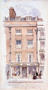 ハウズ アンド ハート、フリート ストリート、ロンドン、c1820 作： James Findlay