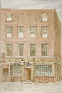 ザ マイター タバーン、マイター コートのコーヒー ハウスとホテル、フリート ストリート、シティ オブ ロンドン、1850 年 作： James Findlay
