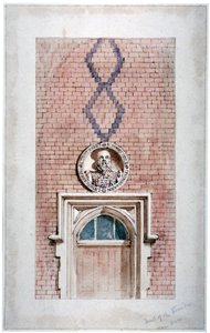 Van Dun Almshouses, Caxton Street, London, 1852年。                           