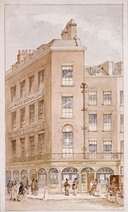 ロンドン、フリート・ストリート103-104番、1820年頃 作： James Findlay