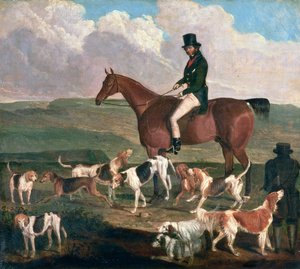 トム・ルウェリン・ブリューワーの馬に乗って 『医者』、1845年頃