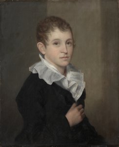 サミュエル・バーバー・クラーク、c。 1810年（木に油彩） 作： James Frothingham