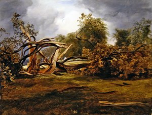 The Blasted Oak（油彩・ボード） 作： James Giles