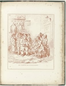 移民委員会、1795 移民委員会 (オブジェクトのタイトル) Hollandia Regenerata (シリーズタイトル) 作： James Gillray (possibly)