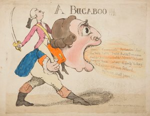 バガブー!!! 1792年（カラー彫刻） 作： James Gillray