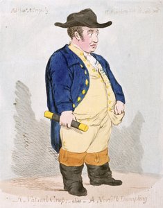 自然作物;エイリアス-ノーフォーク餃子、1791年にハンナハンフリーによって公開（手塗りのエッチング） 作： James Gillray