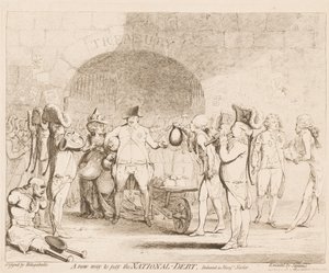 国債を支払う新しい方法 作： James Gillray