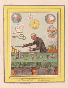 哲学者：コンジットストリート、パブ。 1796年（手描きの彫刻）