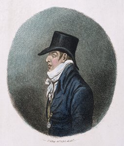 1799年にハンナハンフリーから出版された肖像画（手描きのエッチング） 作： James Gillray