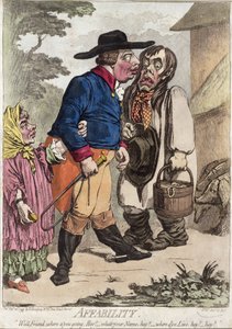 Affability、1795年にHannah Humphreyによって公開された（アクアチントを使用した手描きのエッチング）