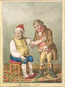 呼吸する静脈、ハンナ・ハンフリー発行、1804年 作： James Gillray