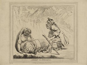 Cymon and Iphigenia、5月2日公開 作： James Gillray