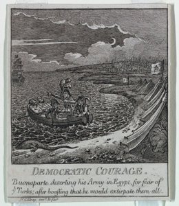 「民主主義、またはスケッチ o 作： James Gillray