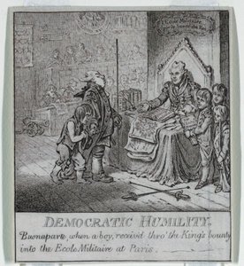 「民主主義、またはスケッチ o 作： James Gillray