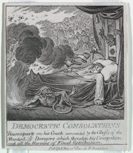 「民主主義、またはスケッチ o 作： James Gillray