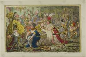 アマチュア-演劇 作： James Gillray