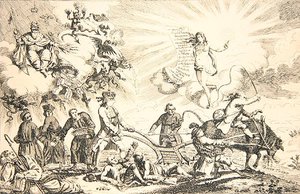 エクレシャスとポリティカル、ステート・オブ・ザ・ネイション 作： James Gillray