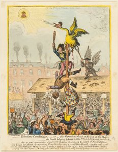 選挙候補者 作： James Gillray