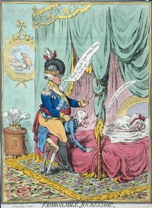 ファッショナブル・ジョッキー・シップ』（ハンナ・ハンフリー刊 作： James Gillray