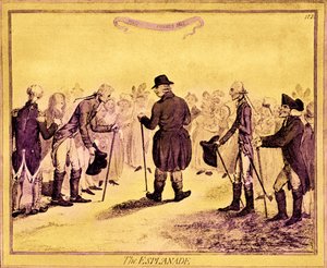 ジョージ3世 - 風刺画 作： James Gillray