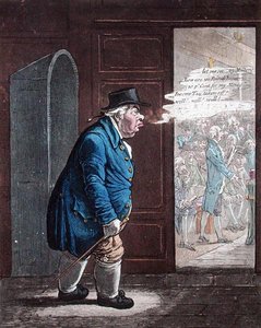 希望、1802年にハンナハンフリーによって発行された（手描きのエッチング）（191205を参照） 作： James Gillray